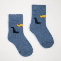 Носки детские шерстяные &laquo;Динозаврики&raquo;, цвет МИКС, размер 16 (3-5 лет)