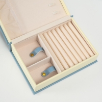 Шкатулка кожзам для украшений "Магическая книга" голубая 15,5х21,5х7 см Шкатулка кожзам для украшений "Магическая книга" голубая 15,5х21,5х7 см