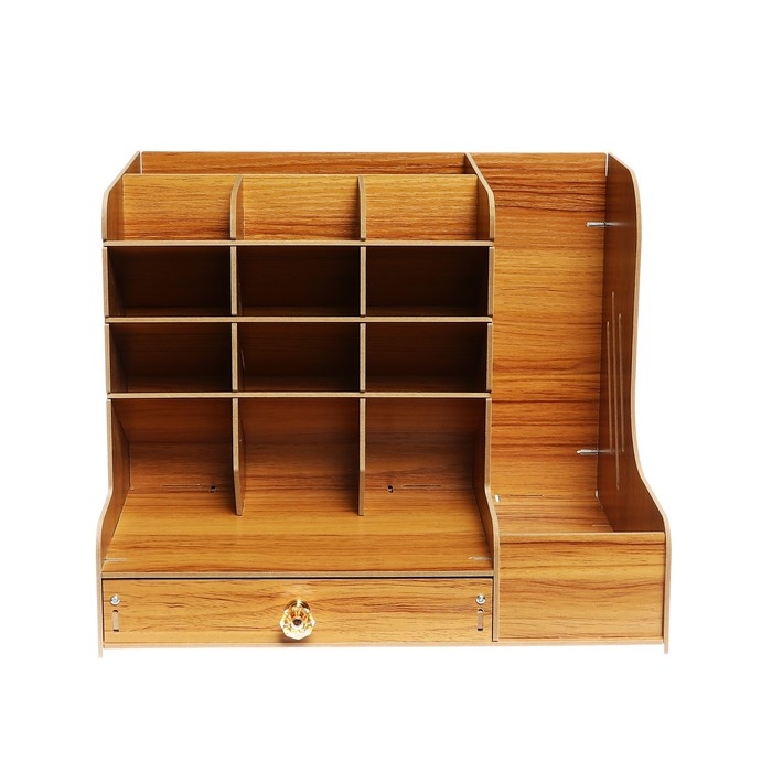 Органайзер - подставка настольный deVENTE. Magnat 33 x 26 x 26 см, МДФ, сосна, картонная коробка Органайзер - подставка настольный deVENTE. Magnat 33 x 26 x 26 см, МДФ, сосна, картонная коробка