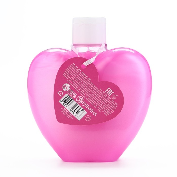 Гель для душа &laquo;С любовью и заботой&raquo;, 430 мл, аромат сладкой ваты, ЧИСТОЕ СЧАСТЬЕ