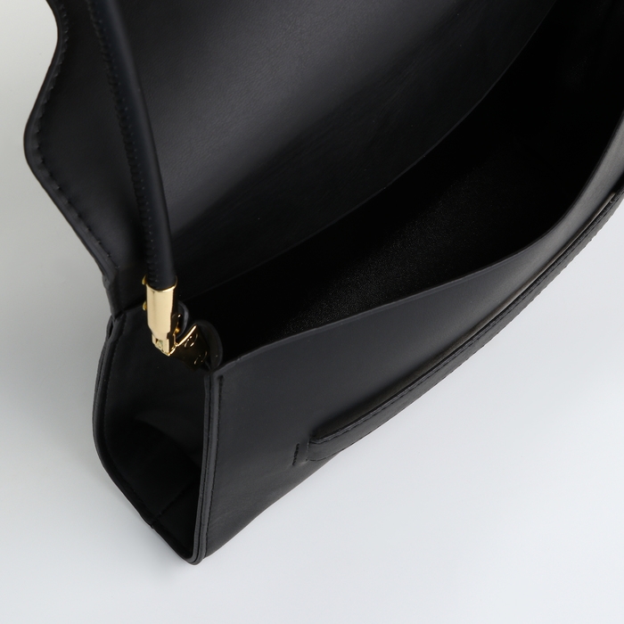 Сумка-мессенджер без застёжки, цвет чёрный