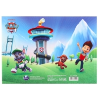 Альбом для рисования А4, 40 листов 100 г/м&sup2;, на склейке, Щенячий патруль