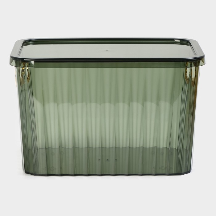 Контейнер для хранения с крышкой &laquo;Грани&raquo;, 25,5&times;18&times;16 см, цвет МИКС