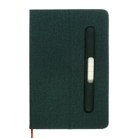 Ежедневник недатированный A5, 96л, лин, держатель для телефона/планшета/ручки, Зеленый Ежедневник недатированный A5, 96л, лин, держатель для телефона/планшета/ручки, Зеленый