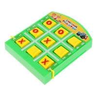 Головоломка крестики-нолики &laquo;Синий трактор&raquo;, 17&times; 13,5 &times; 2 см