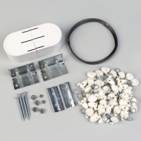 Карниз-струна 7 м, с пластмассовыми зажимами, 40 шт, цвет белый Карниз-струна 7 м, с пластмассовыми зажимами, 40 шт, цвет белый