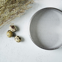 Сито для просеивания Доляна «Металлик», d=13,5 см, цвет серебристый Сито для просеивания Доляна «Металлик», d=13,5 см, цвет серебристый