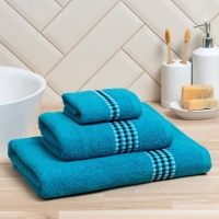 Полотенце махровое Love Life &laquo;Адажио&raquo; 50х90 см, морской, 100% хл, 450 гр/м2