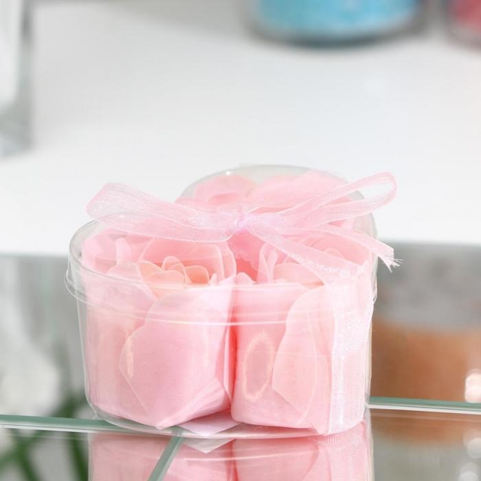 Мыльные розочки, розовые, набор 3 шт. Мыльные розочки, розовые, набор 3 шт.