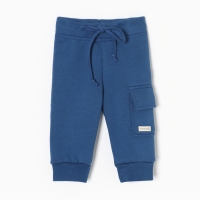 Штанишки с накладным карманом Крошка Я Blueberry  р. 68-74, синий