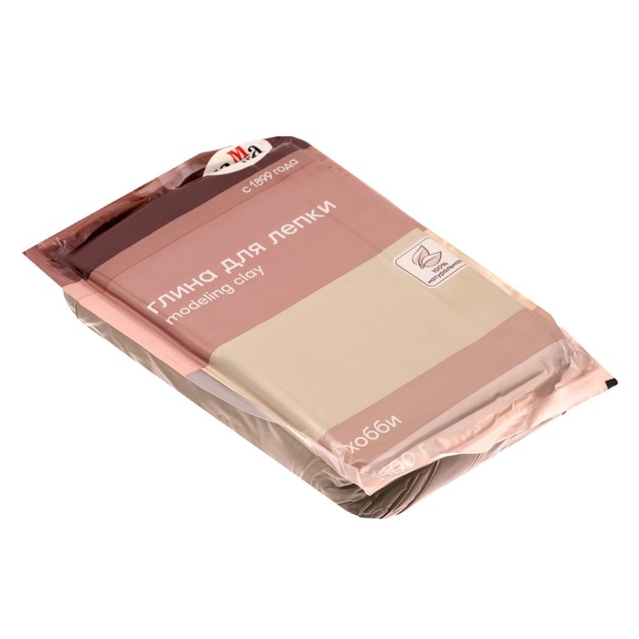 Глина натуральная для лепки 1500 г, белая, Гамма Глина натуральная для лепки 1500 г, белая, Гамма "Хобби", (подходит для обжига) вакуумированная /Испания/