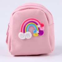 Сумка для куклы «Радуга», цвет розовый Сумка для куклы «Радуга», цвет розовый