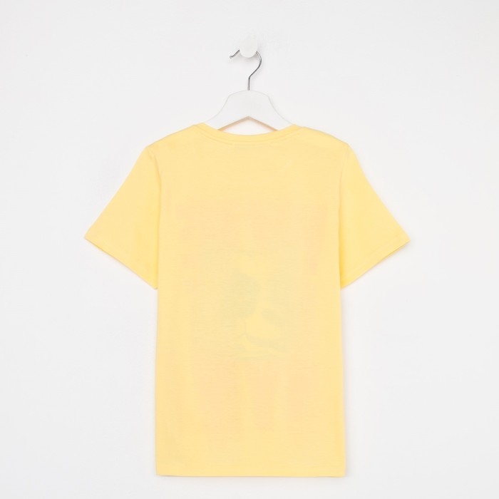 Футболка для мальчика KAFTAN Футболка для мальчика KAFTAN "Hype", рост 146-152, цвет жёлтый