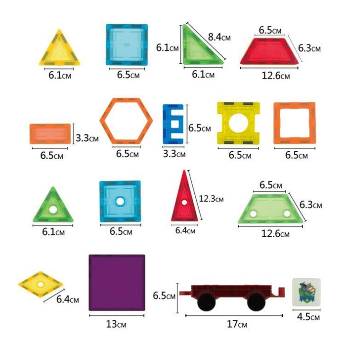 Конструктор магнитный &laquo;Магический магнит&raquo;, 70 деталей