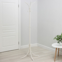 Вешалка напольная &laquo;Корона&raquo;, разборная, цвет белый