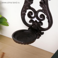 Подсвечник настенный чугун "Великолепный век" 27х16х11 см Подсвечник настенный чугун "Великолепный век" 27х16х11 см