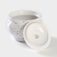 Горшочек фарфоровый для запекания Veletta, 500 мл, d=11 см, h=11 см Горшочек фарфоровый для запекания Veletta, 500 мл, d=11 см, h=11 см