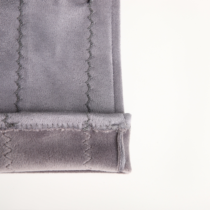 Перчатки женские, безразмерные, без утеплителя, цвет серый