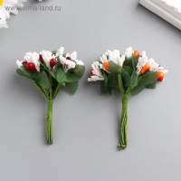 Декор для творчества "Зимние цветы"МИКС 10 см (1 набор=1 букету) в букете 12 цветов Декор для творчества "Зимние цветы"МИКС 10 см (1 набор=1 букету) в букете 12 цветов