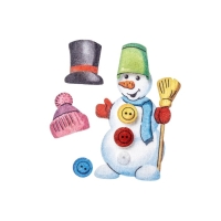 Счётный материал мини-игра &laquo;Снеговик&raquo;