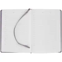 Ежедневник Spain Shall, недатированный, серый с фиолетовым