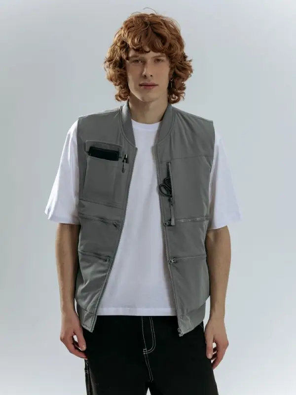 Жилет Hard Work, серый, размер XXL