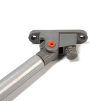 Газлифт 150N CAPPIO, с доводчиком, бесшумное открывание/закрывание, серый, с доп. защитой