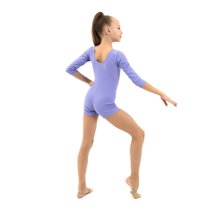 Купальник для гимнастики и танцев Grace Dance, р. 34, цвет сирень