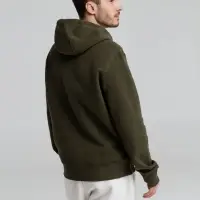 Толстовка на молнии с капюшоном унисекс King, хаки, размер XS Толстовка на молнии с капюшоном унисекс King, хаки, размер XS