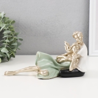 Сувенир полистоун "Влюблённая парочка" 11,5х21х9 см Сувенир полистоун "Влюблённая парочка" 11,5х21х9 см