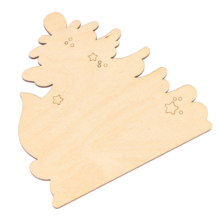 Новогодний набор для творчества. Роспись по дереву &laquo;Новый год! Ёлочка&raquo;