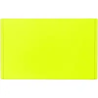 Лейбл из ПВХ Dzeta, ХL, желтый неон