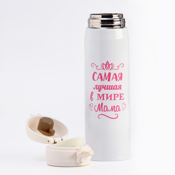 Термос, 420 мл, Топ "Маме", сохраняет тепло 8 ч, 23 х 7 см