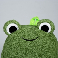 Рюкзак детский для девочки &laquo;Лягушка&raquo;, плюшевый