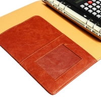 Органайзер на кольцах, обложка ПВХ, А5, 140 листов в клетку, на кнопке, с калькулятором, МИКС