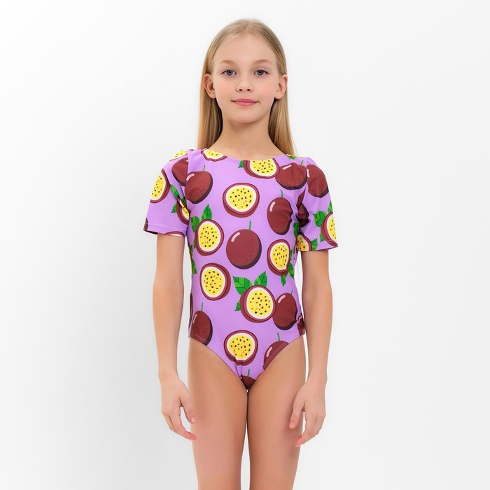 Купальник детский слитный MINAKU &laquo;Фрукты&raquo;, рост 134-140