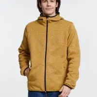 Куртка с капюшоном унисекс Gotland, горчичная, размер S