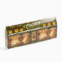 Новый год! Чайная коллекция &laquo;Счастья в новом году!&raquo;, 4 новогодних вкуса (20 г x 4 шт).