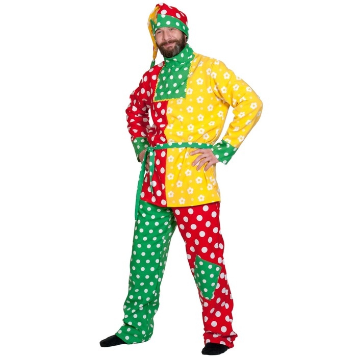 Карнавальный костюм «Петрушка», р. 48-52, рост 176-182 см Карнавальный костюм «Петрушка», р. 48-52, рост 176-182 см