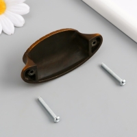 Ручка для шкатулки металл "Розарий" кофейная 8,3х3,3х2,5 см Ручка для шкатулки металл "Розарий" кофейная 8,3х3,3х2,5 см