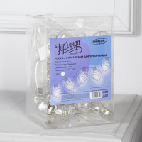 Гирлянда «Нить» 3 м с насадками «Лампочки сердца», IP20, прозрачная нить, 80 LED, свечение белое, 8 режимов, 220 В Гирлянда «Нить» 3 м с насадками «Лампочки сердца», IP20, прозрачная нить, 80 LED, свечение белое, 8 режимов, 220 В