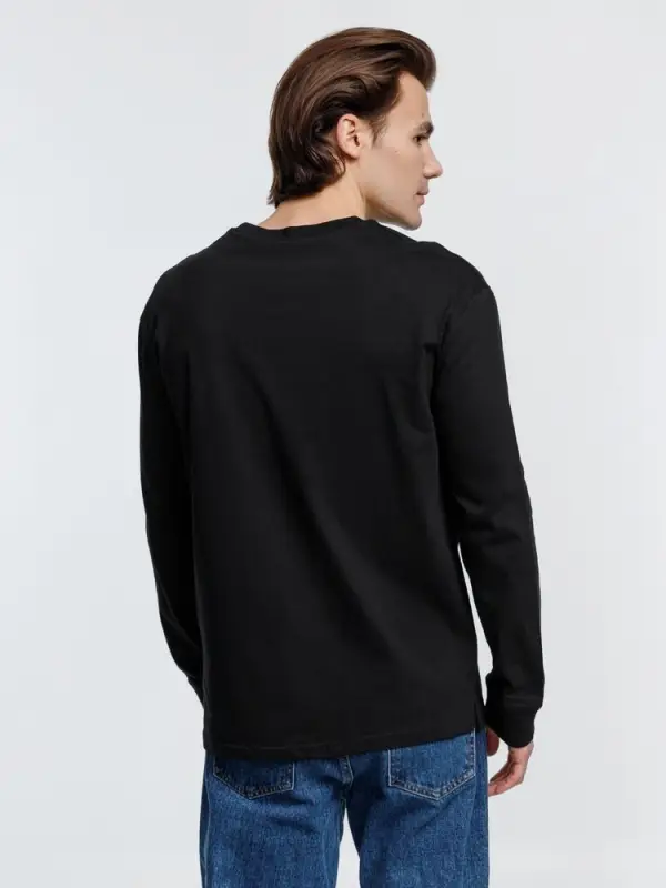 Футболка унисекс с длинным рукавом Pioneer LSL, черная, размер XS Футболка унисекс с длинным рукавом Pioneer LSL, черная, размер XS