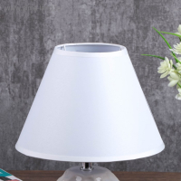 Лампа настольная "Монтела" 1x40Вт E14 белый 20х20х34 см.