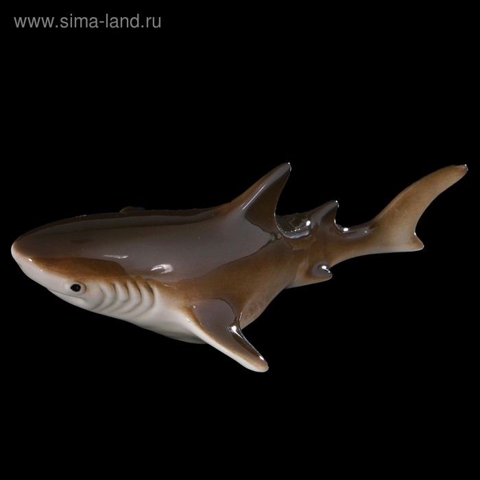 Сувенир &laquo;Акула&raquo;, малая, 14&times;6&times;3 см, ручная работа, фарфор