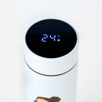 Термос с индикатором температуры &laquo;Уверенность&raquo;, 500 мл, сохраняет тепло 8-10 ч