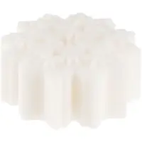 Свеча Snowflame 3, белая, 8 см