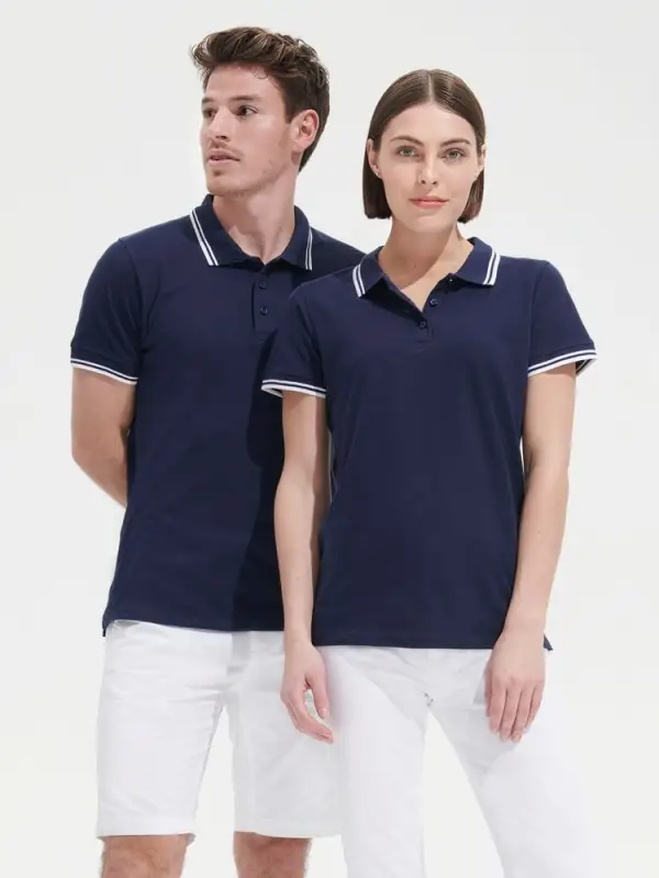 Рубашка поло мужская Pasadena Men 200 с контрастной отделкой зеленая с белым, размер S Рубашка поло мужская Pasadena Men 200 с контрастной отделкой зеленая с белым, размер S