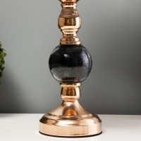 Настольная лампа "Дейла" Е27 40Вт черно-золотой 25х25х44 см Настольная лампа "Дейла" Е27 40Вт черно-золотой 25х25х44 см