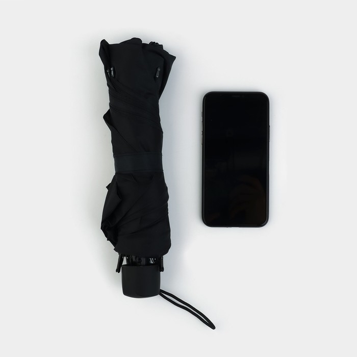 Зонт женский механический &laquo;FCKNG WTHR&raquo;, 8 спиц, d=95, цвет чёрный