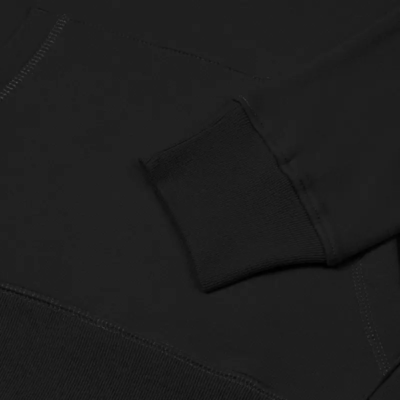 Толстовка с капюшоном унисекс Hoodie, черная, размер XS